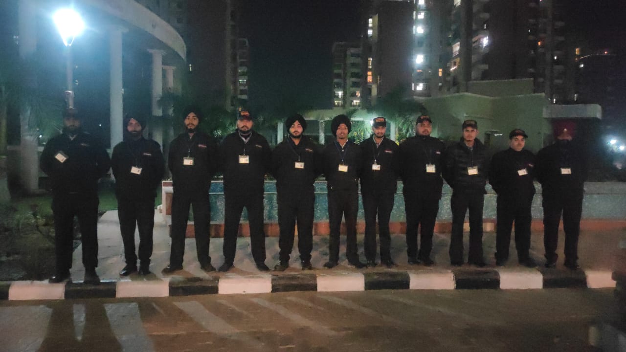 Security personnel conducting a patrol