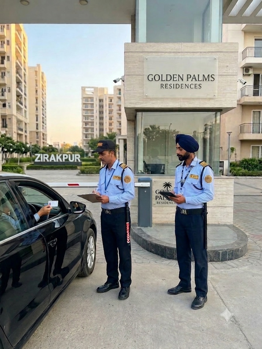 Security guard at a residential community
