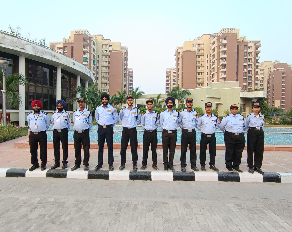 Golden Sun Security personnel assembled for deployment
